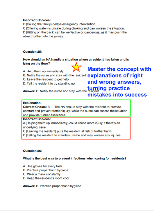 CNA Practice Exam - My Store