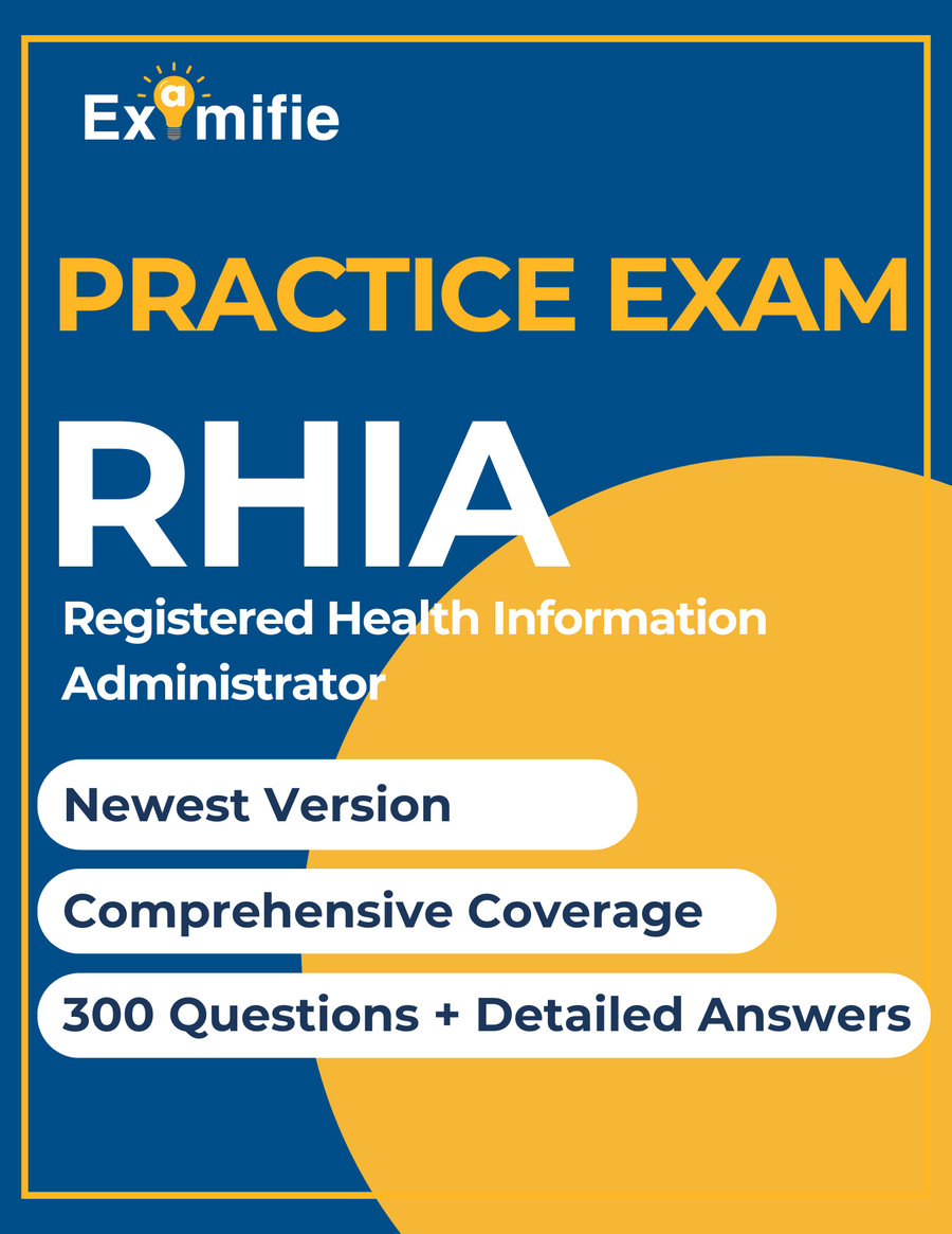 RHIA Practice Exam - My Store