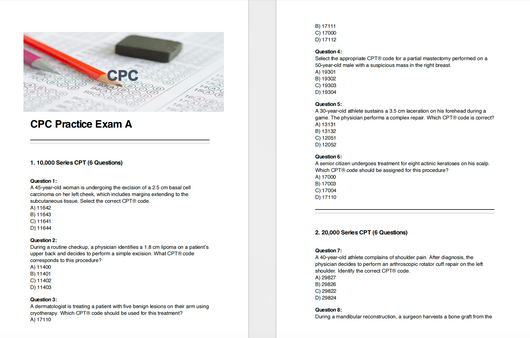 CPC Practice Exam - My Store